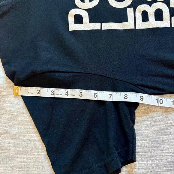 Womens Peace Love Bacon & More Bacon Graphic Tee Black Size L Next Level Apparel - Picture 10 of 10